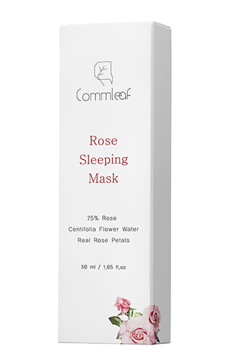 [Commleaf] Rose Sleeping Mask 50ml (without Silicone Brush)