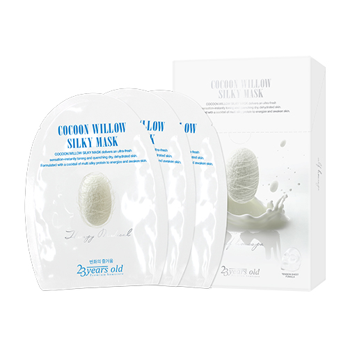 [23 Years Old] Cocoon Willow Silky Mask (5ea)