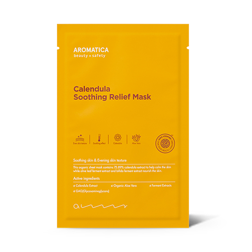 [Aromatica] Calendula Soothing Relief Mask (5ea)