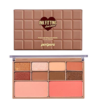 [Peripera] Ink Fitting Color Pallete #01 (Chocolate) 19g