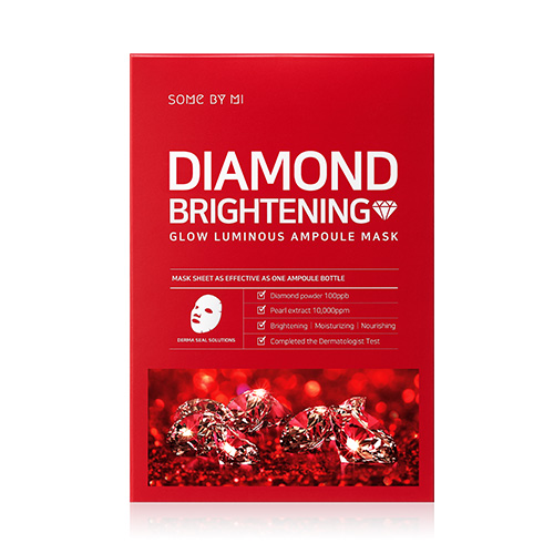 [SOME BY MI] Diamond Brightening Calming Glow Luminous Ampoule Mask (10ea)