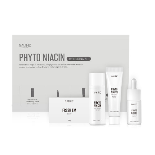 [Nacific] Phyto Niacin Whitening Kit(Soap 30g+Toner 30ml+Essence 10ml+Cream 20ml)