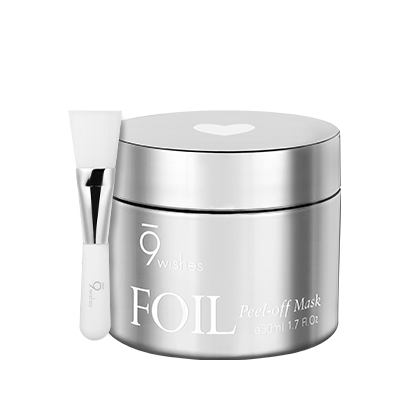 [9wishes] Foil Peel-off Mask Silver 160g