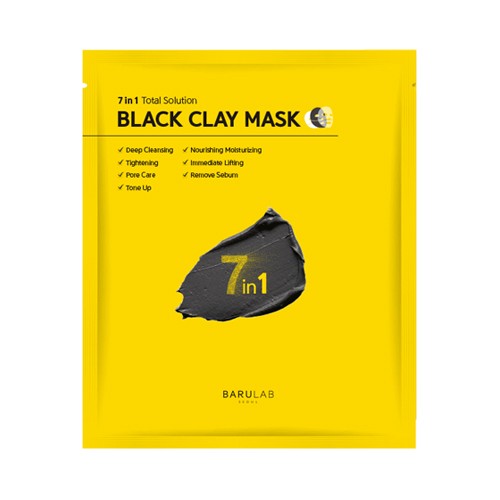 [Barulab] 7 in 1 Black Clay Mask 