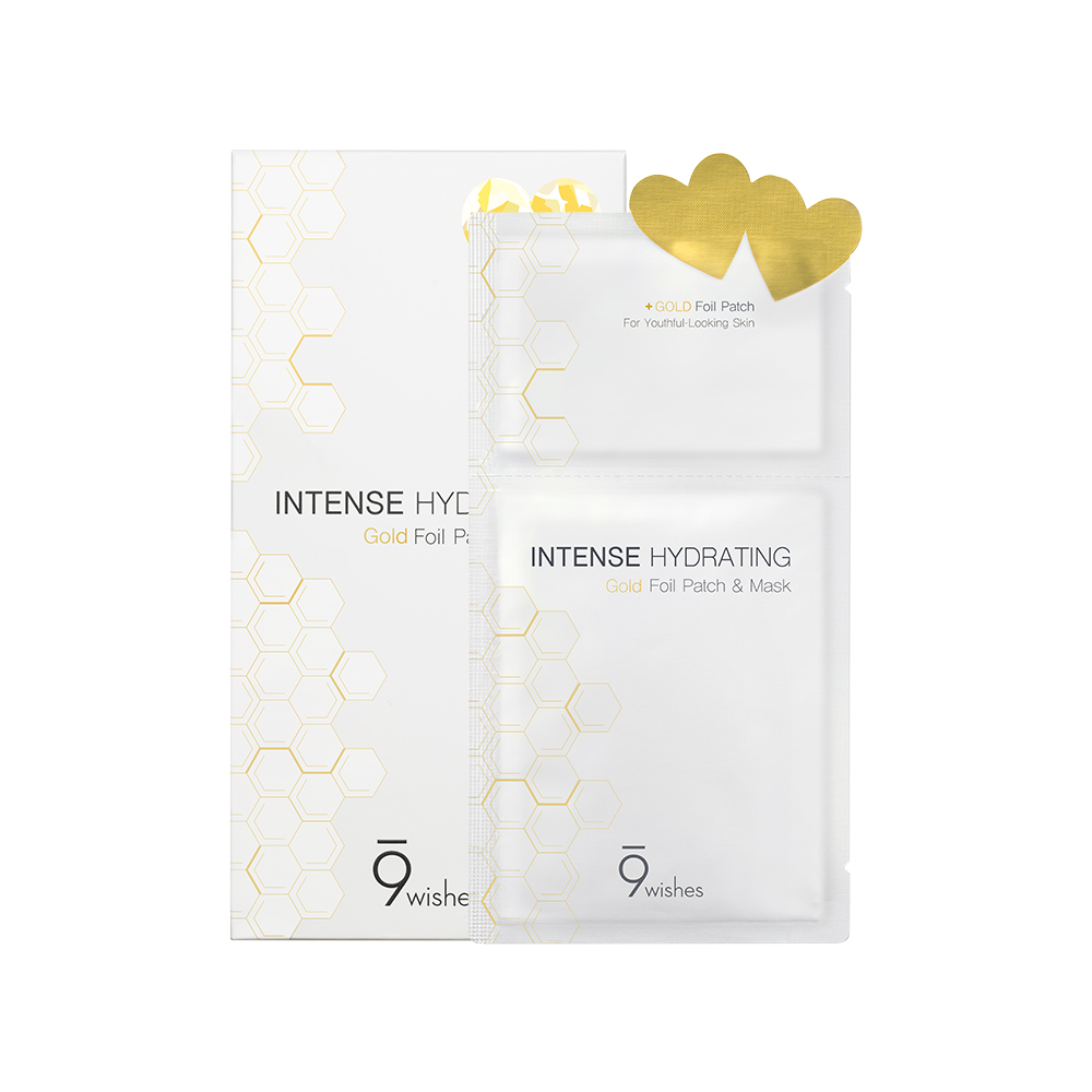 [9wishes] Intense Hydrating Gold Foil Patch&Mask 2 Step 