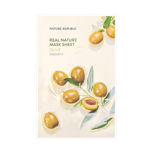 [Nature Republic] Real Nature Mask Sheet (Olive)