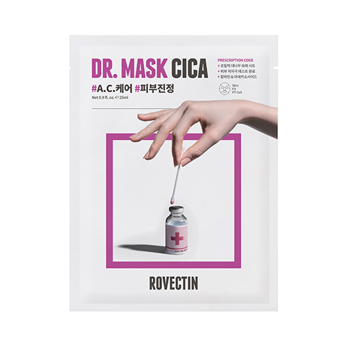 [Rovectin] Rovectin Skin Essentials Dr. Mask Cica (5sheet)