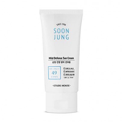 [Etude House] Soon Jung Barrier Sun Cream SPF49/PA++ 50ml