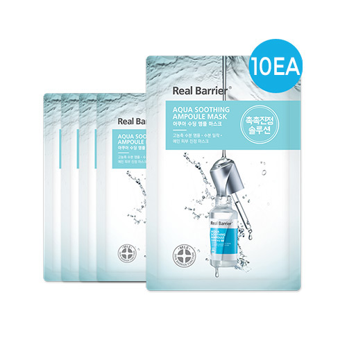 [Real Barrier] Aqua Soothing Ampoule Mask (28ml x 10ea)