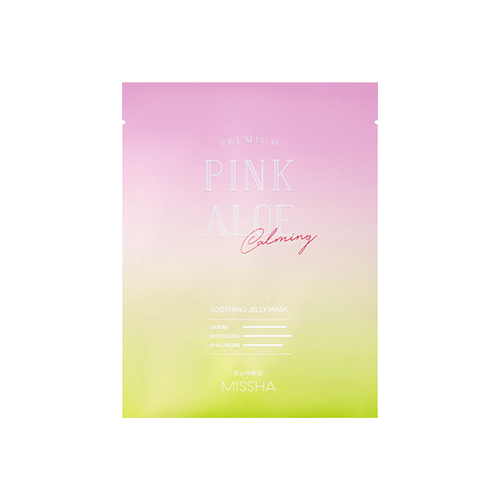 [Missha] Premium Pink Aloe Soothing Jelly Mask (5ea)