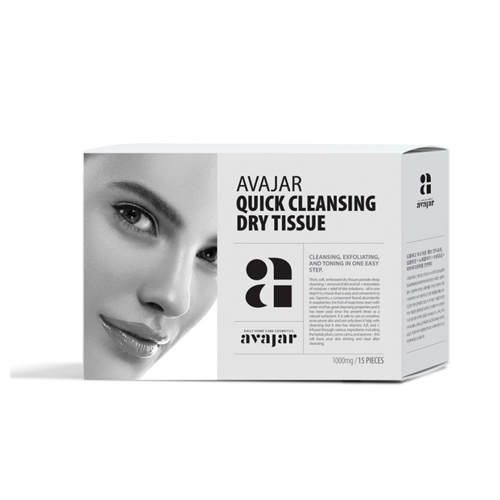 [Avajar] Quick Cleansing Dry Tissue (15EA)