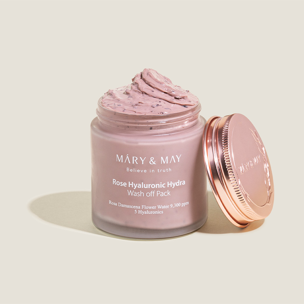 [Mary&May] *TIMEDEAL*  Rose Hyaluronic Hydra Wash off Pack 125g