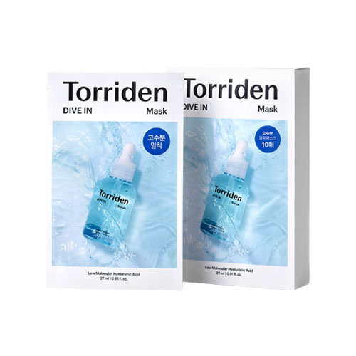 [Torriden] Dive-In Low Molecule Hyaluronic Acid Mask Pack (10ea)