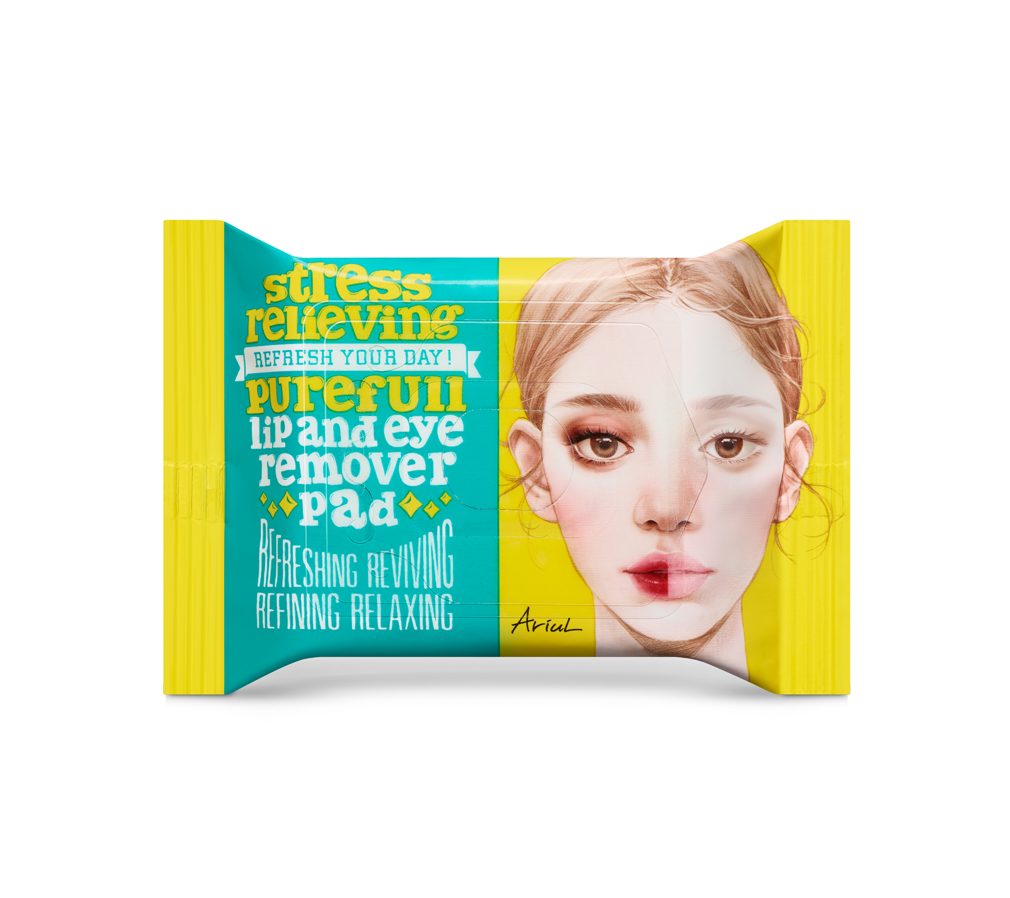 [Ariul] Stress Relieving Purefull Lip and Eye Remover Pad 30pads